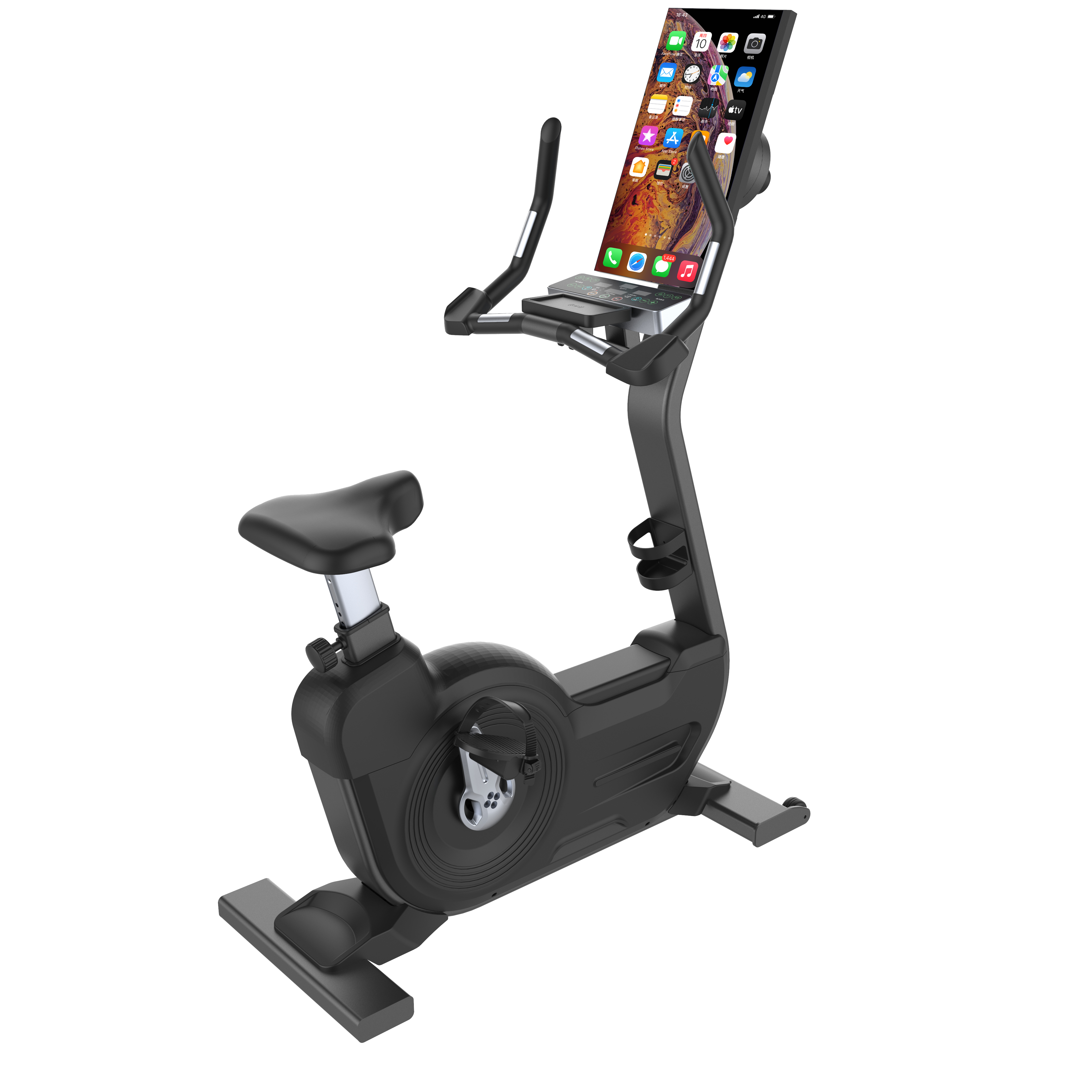A5200S-Black-2 SCOTFIT - Upright Bike with SpinSync