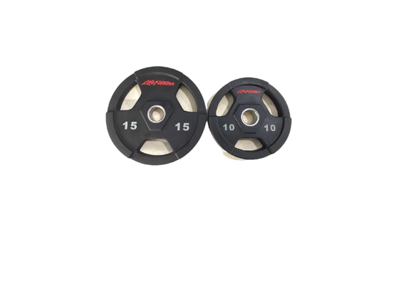 Untitled design (18) Rubber Coated Weight Plate with Lifefitness Logo