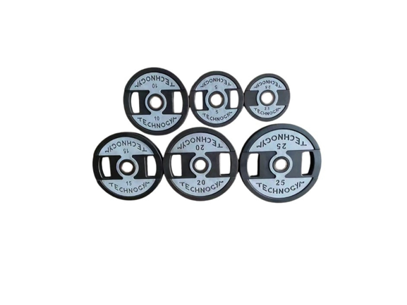 Untitled design (38) Rubber Coated Weight Plate with Technogym Logo